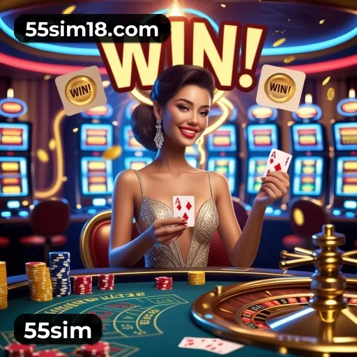 Catálogo de 2.547 jogos da 55sim incluindo Pragmatic Play e Evolution Gaming